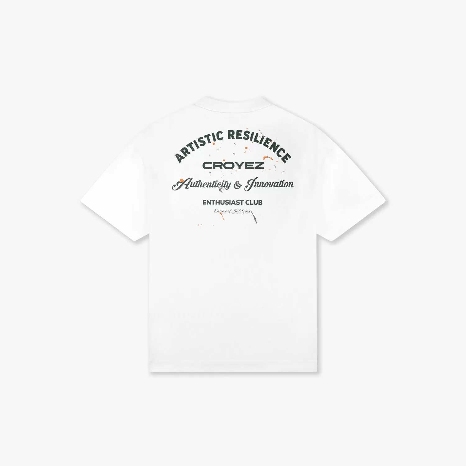 CROYEZ ENTHUSIAST CLUB T-SHIRT - WHITE