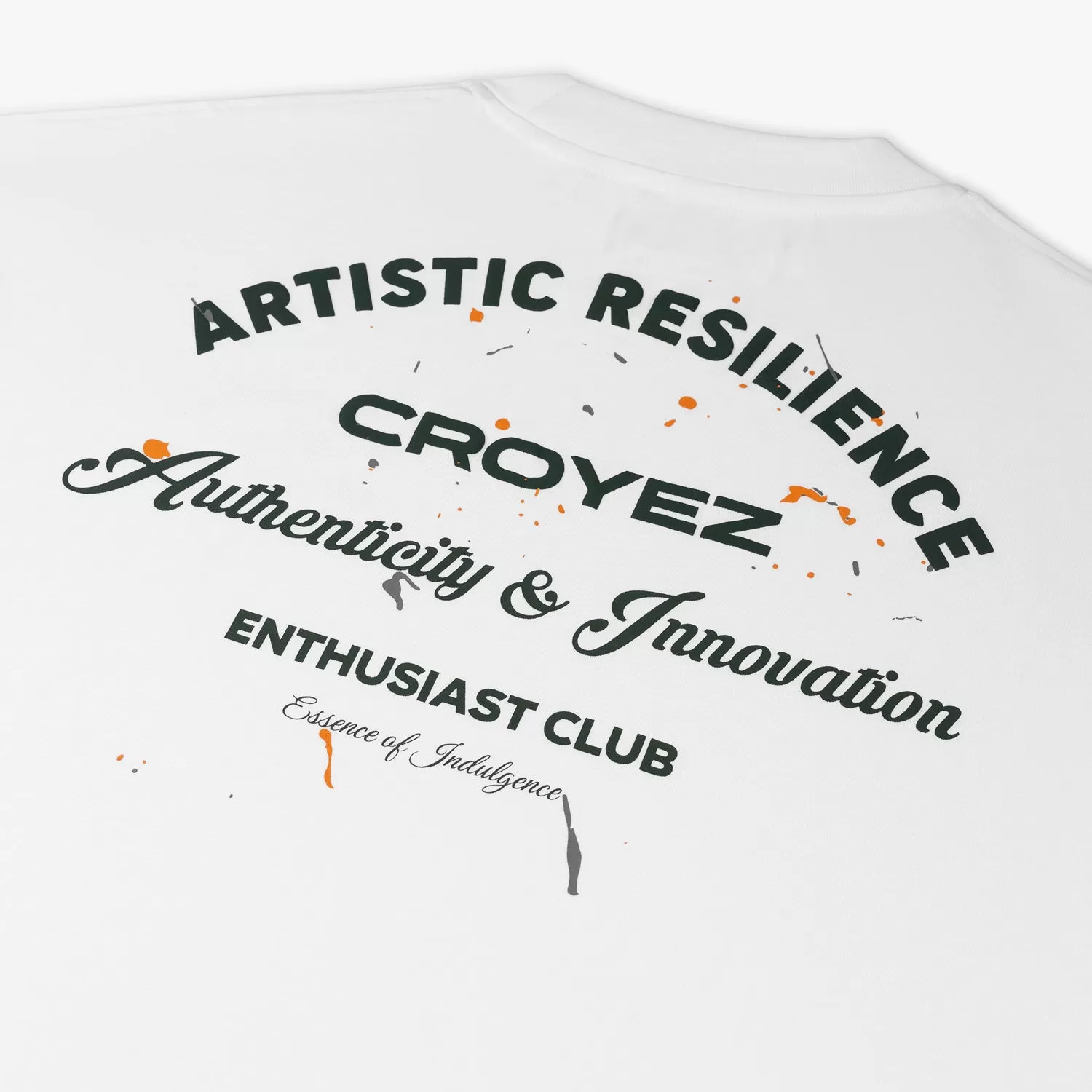 CROYEZ ENTHUSIAST CLUB T-SHIRT - WHITE