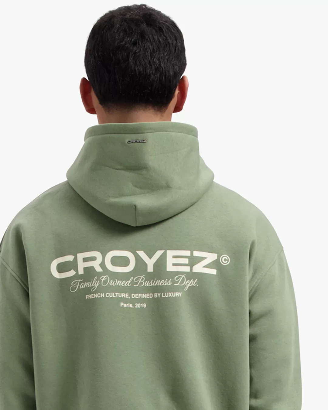 Croyez Family Owned Business Hoodie | Washed Olive