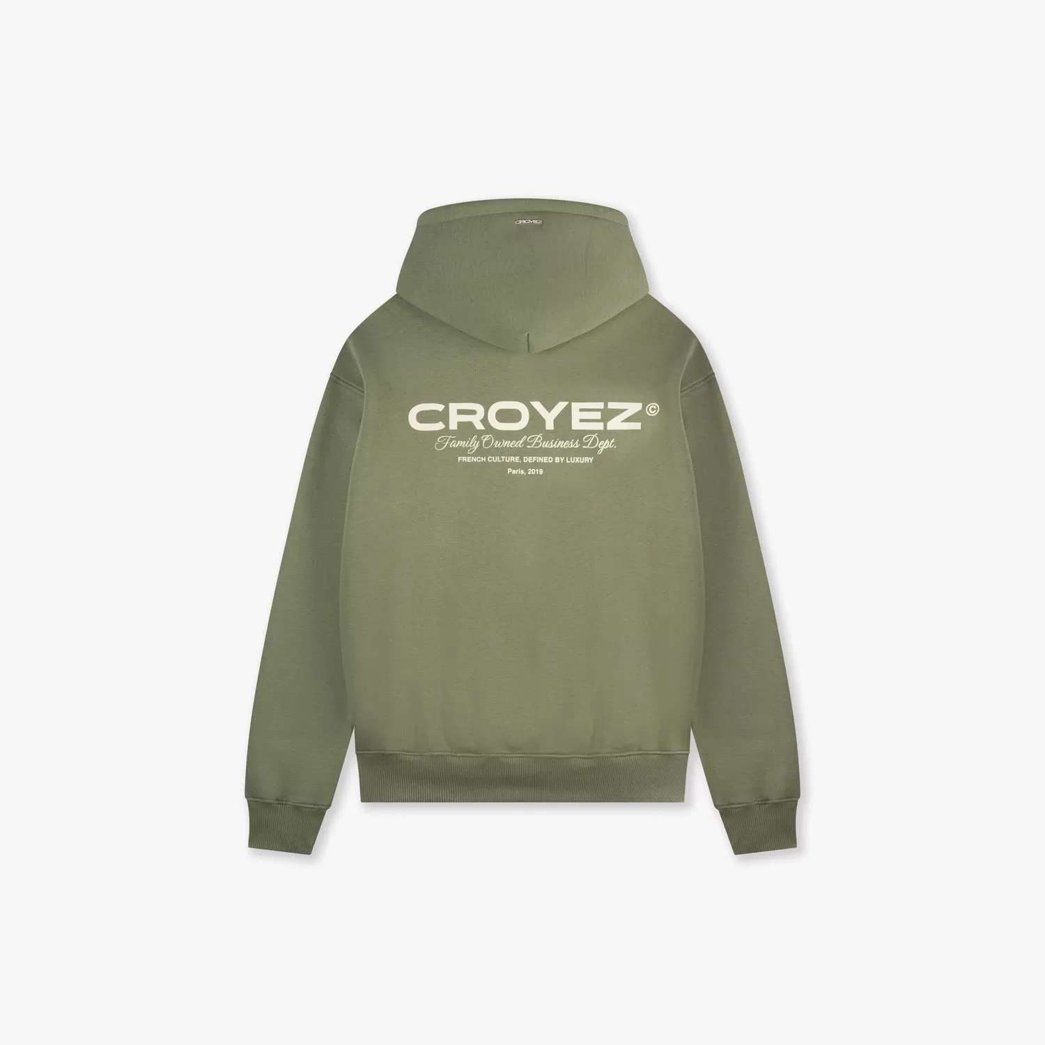 Croyez Family Owned Business Hoodie | Washed Olive