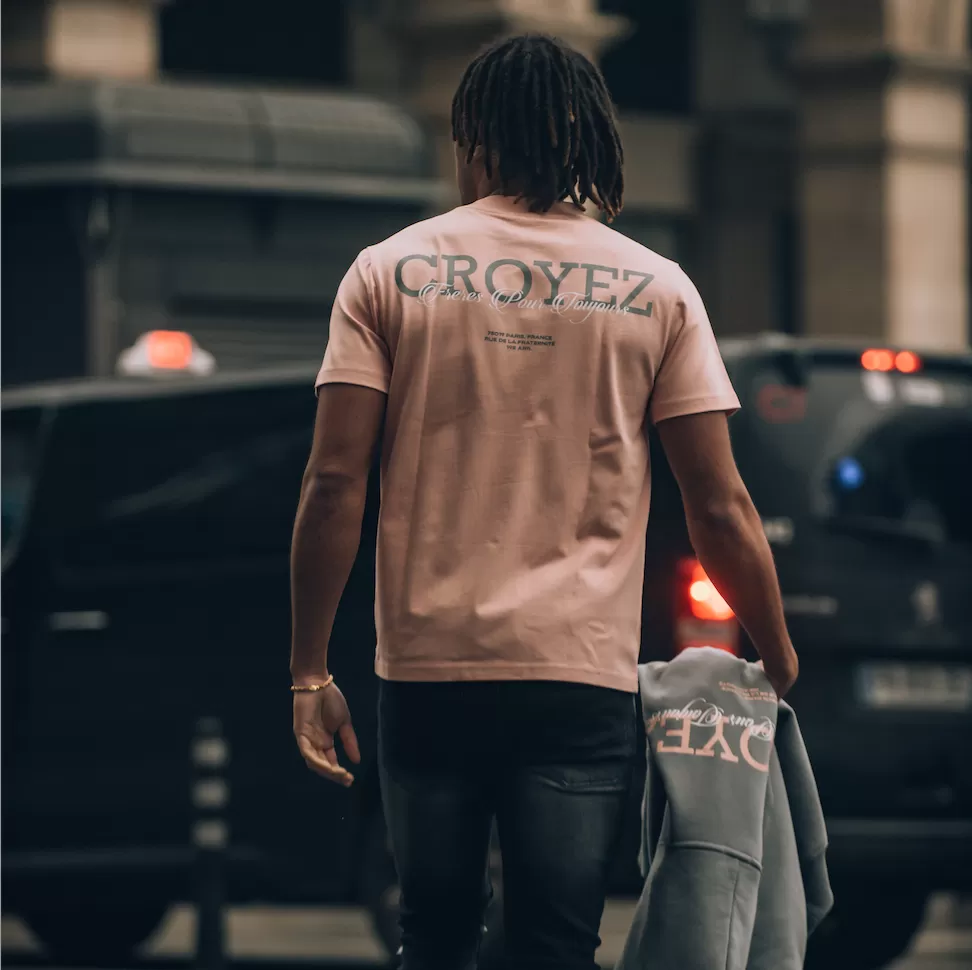 CROYEZ FRÈRES T-SHIRT - PINK/ANTRA