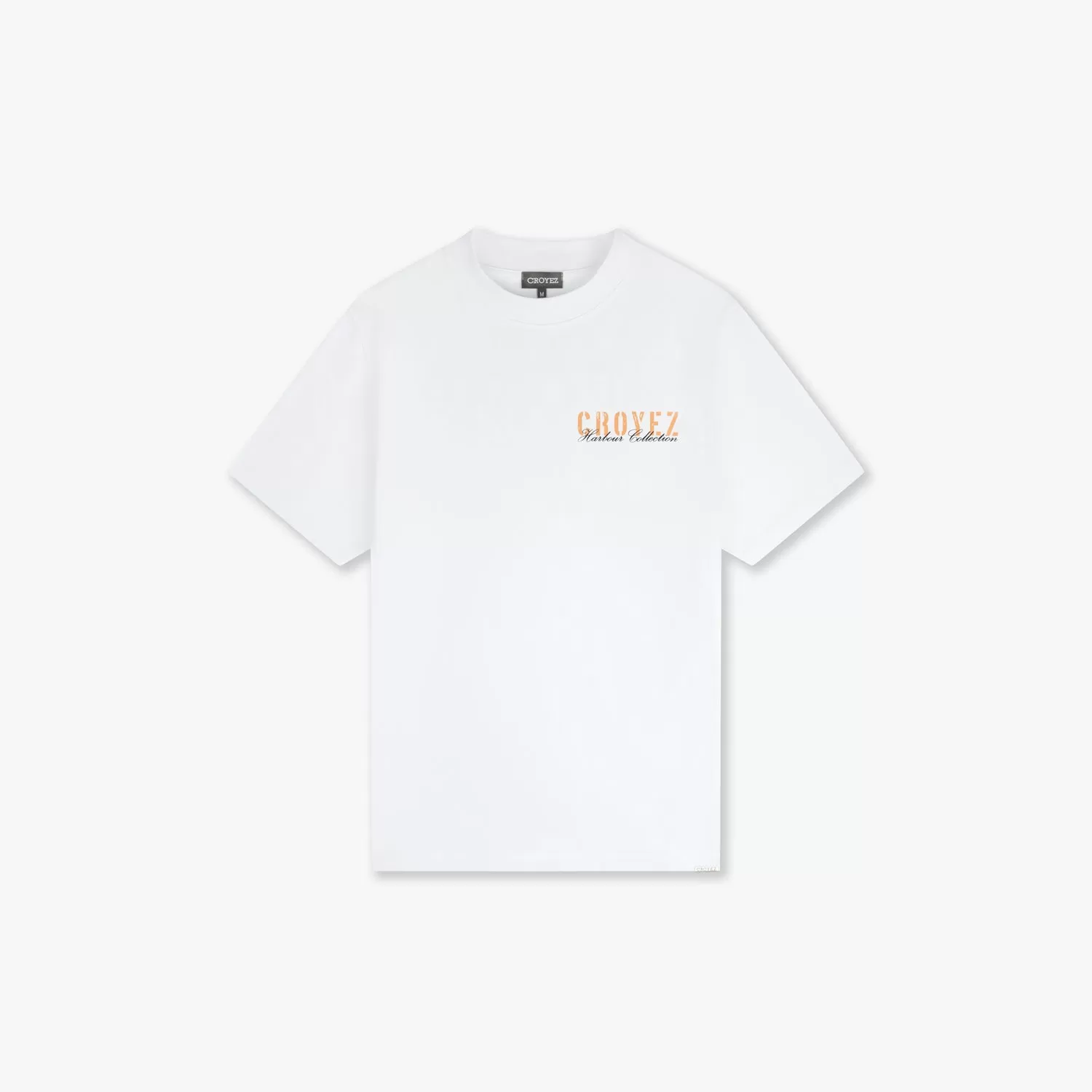 CROYEZ HARBOUR T-SHIRT - WHITE/ORANGE