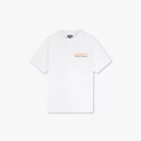 CROYEZ HARBOUR T-SHIRT - WHITE/ORANGE