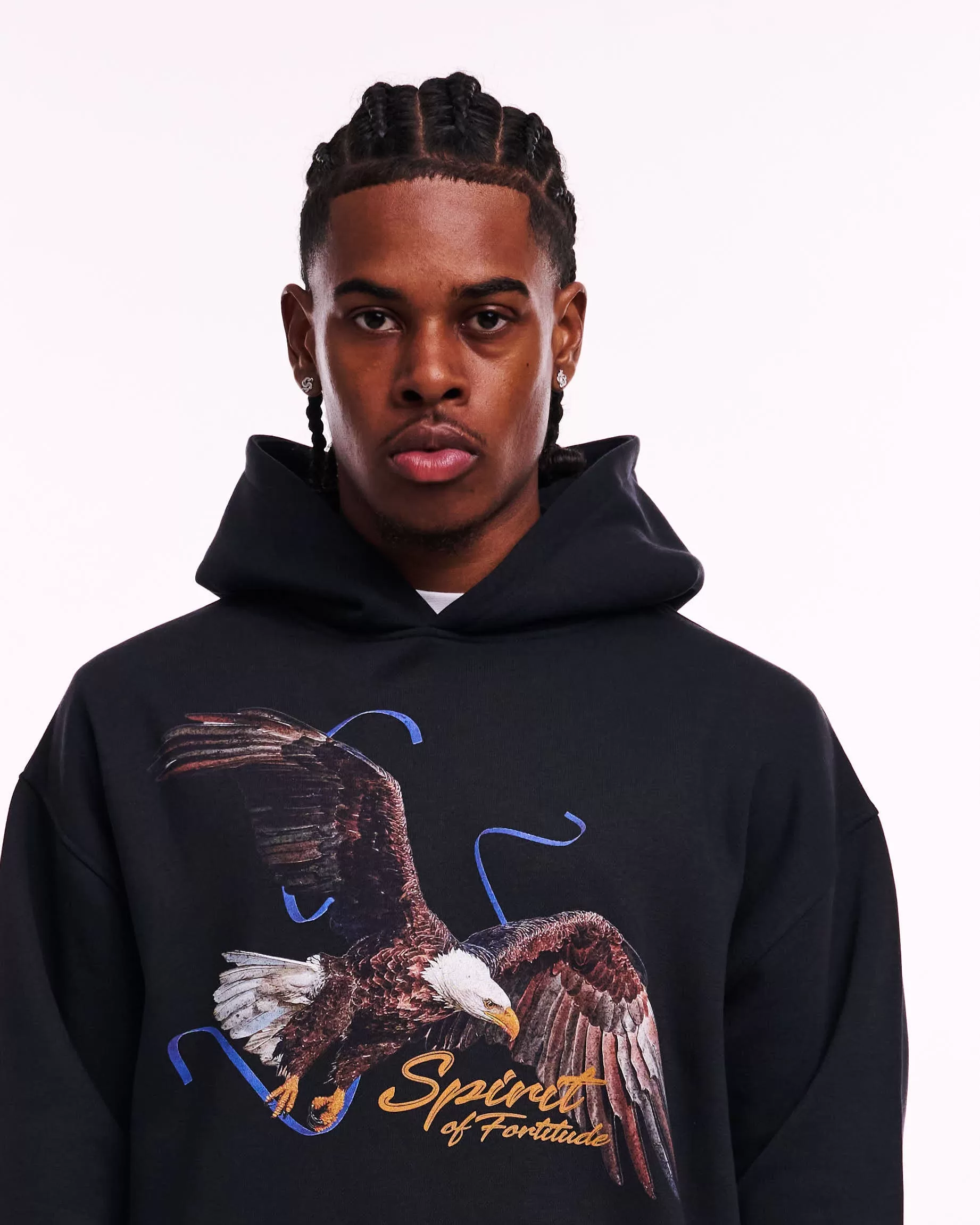 CROYEZ SPIRIT OF FORTITUDE HOODIE - BLACK