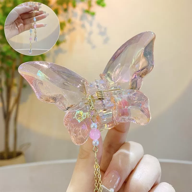 Crystal Butterfly Hair Clip MK18674