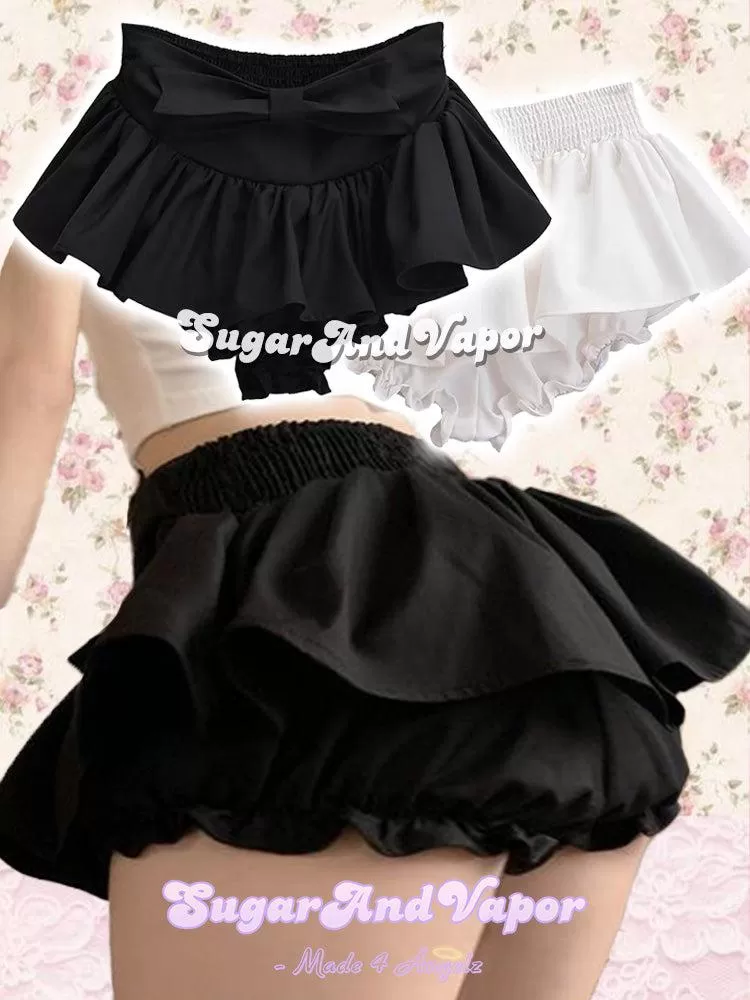 Danae Cute Bows Mini Flared Bloomers