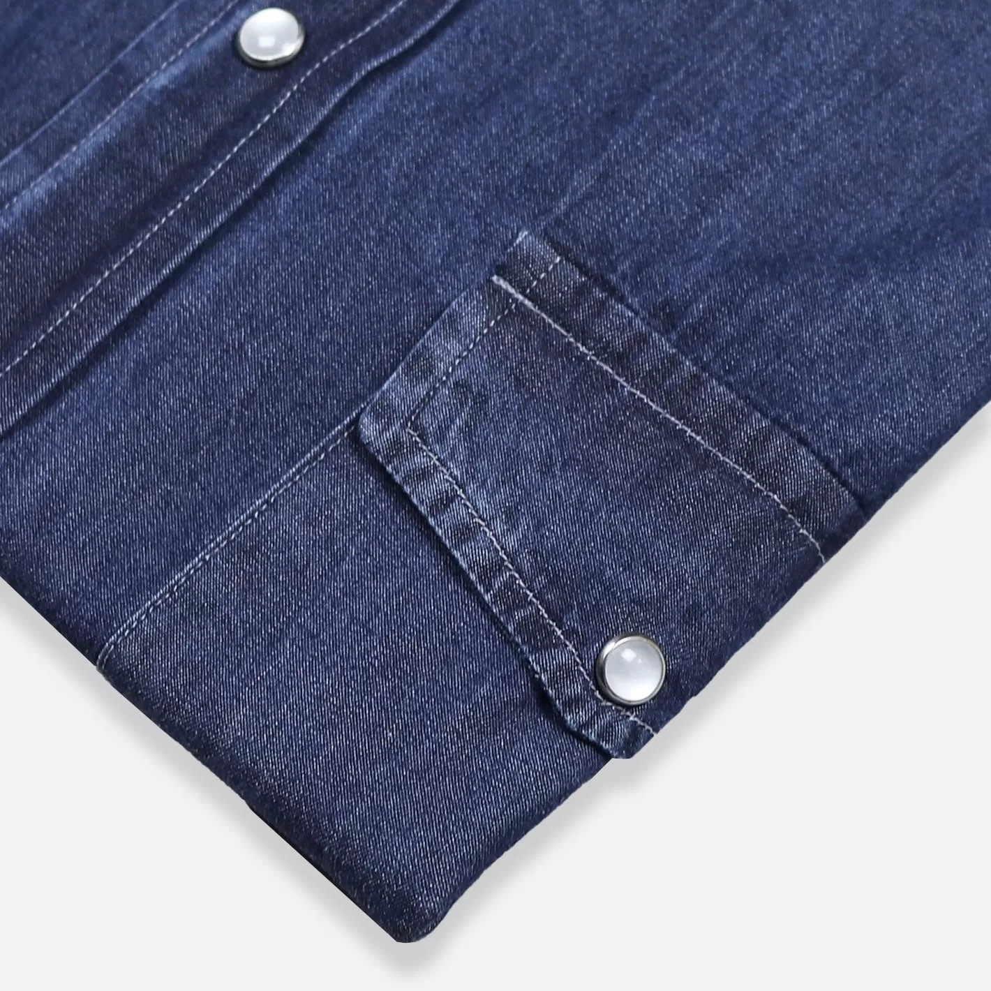 Dark Blue Denim Rodeo Shirt