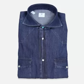 Dark Blue Denim Rodeo Shirt