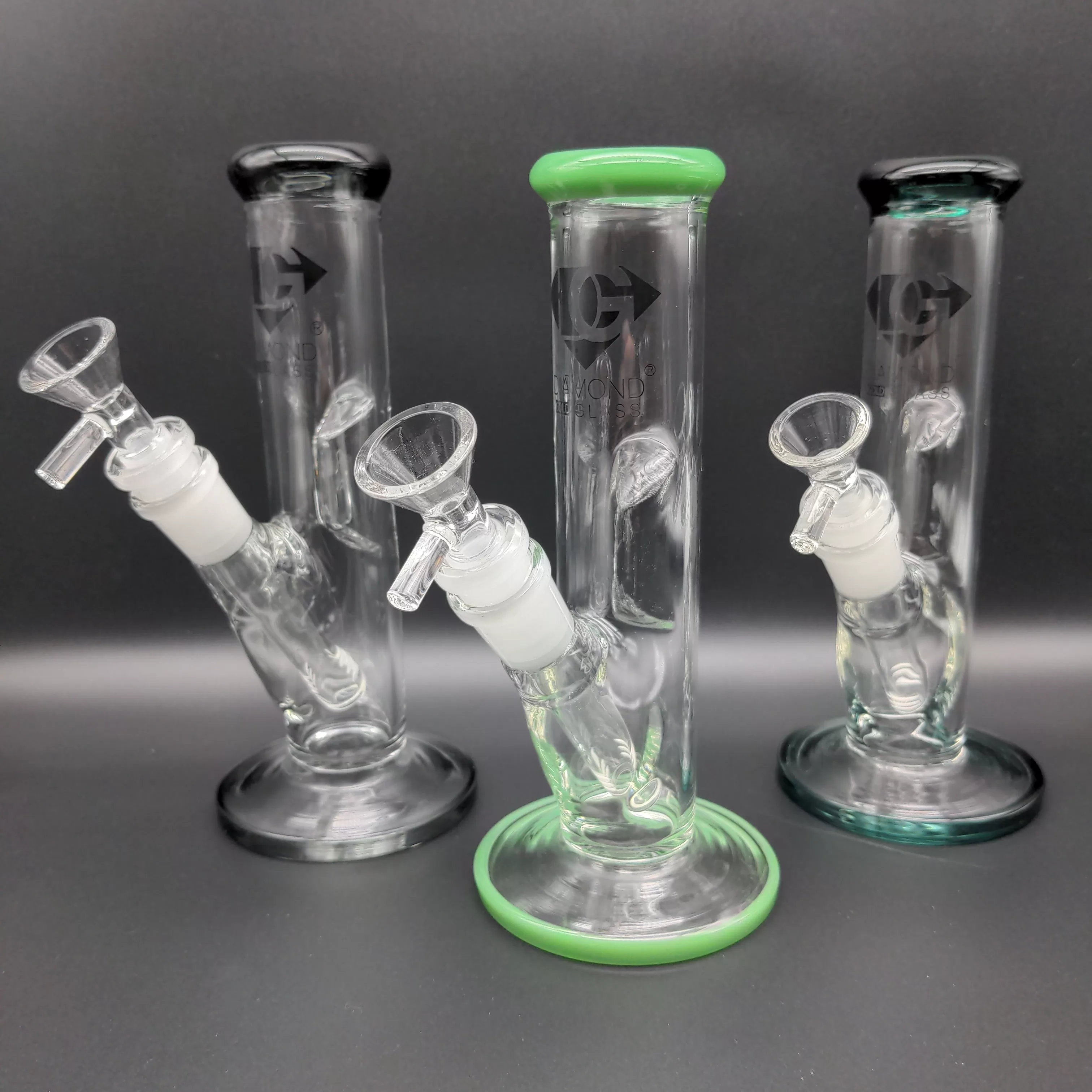 Diamond Glass 8 Straight Tube