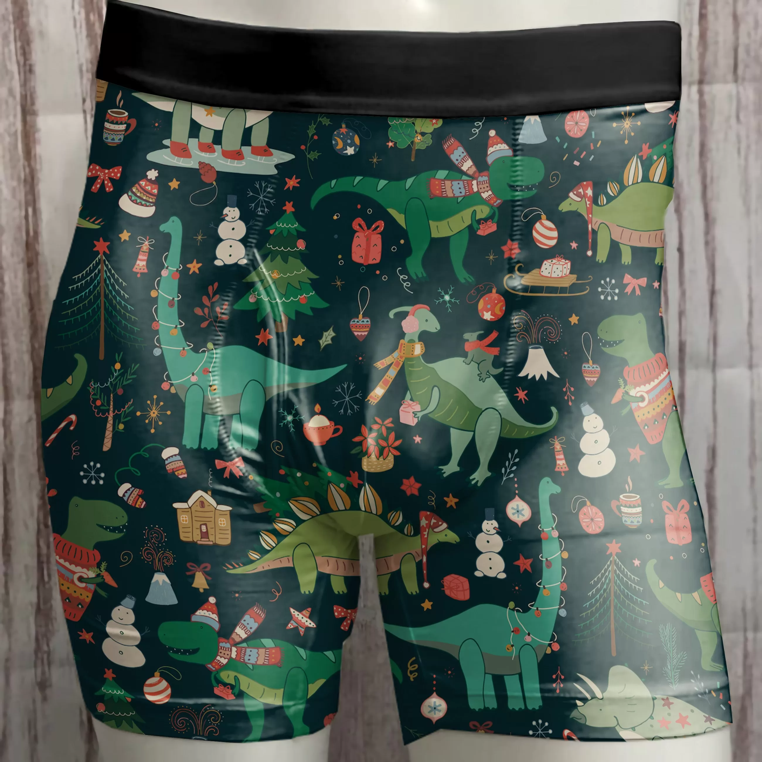 Dino Christmas in Men's Boxer Brief