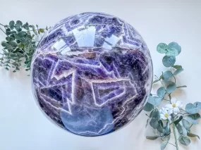 Dream Amethyst (Chevron Amethyst) XXL Sphere || Brazil