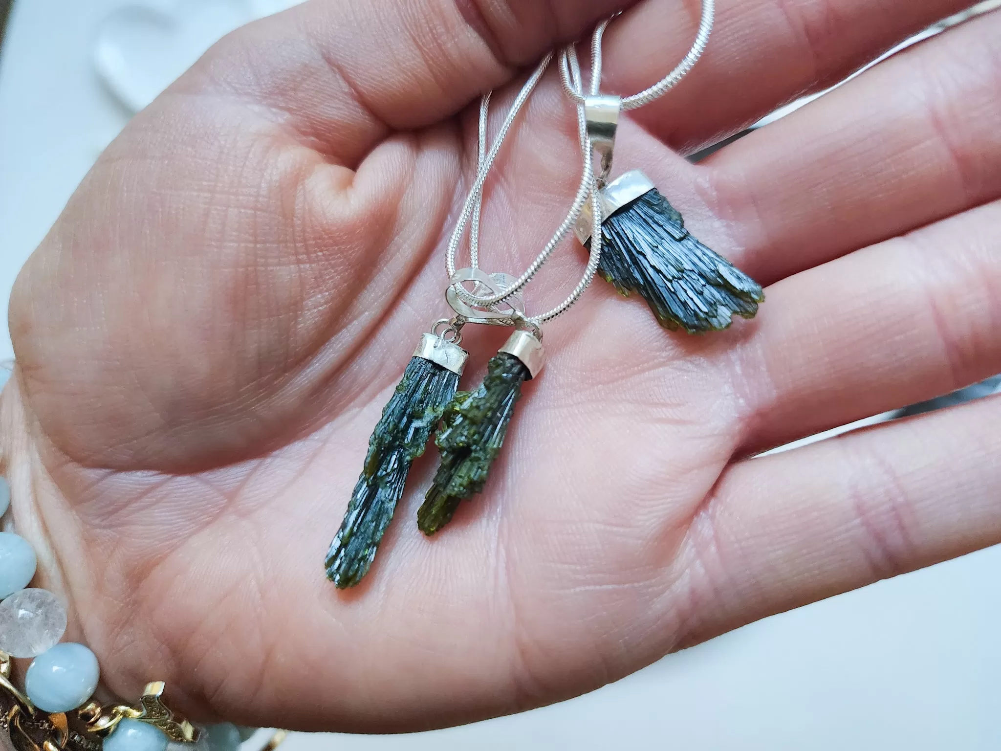 Epidote Necklace