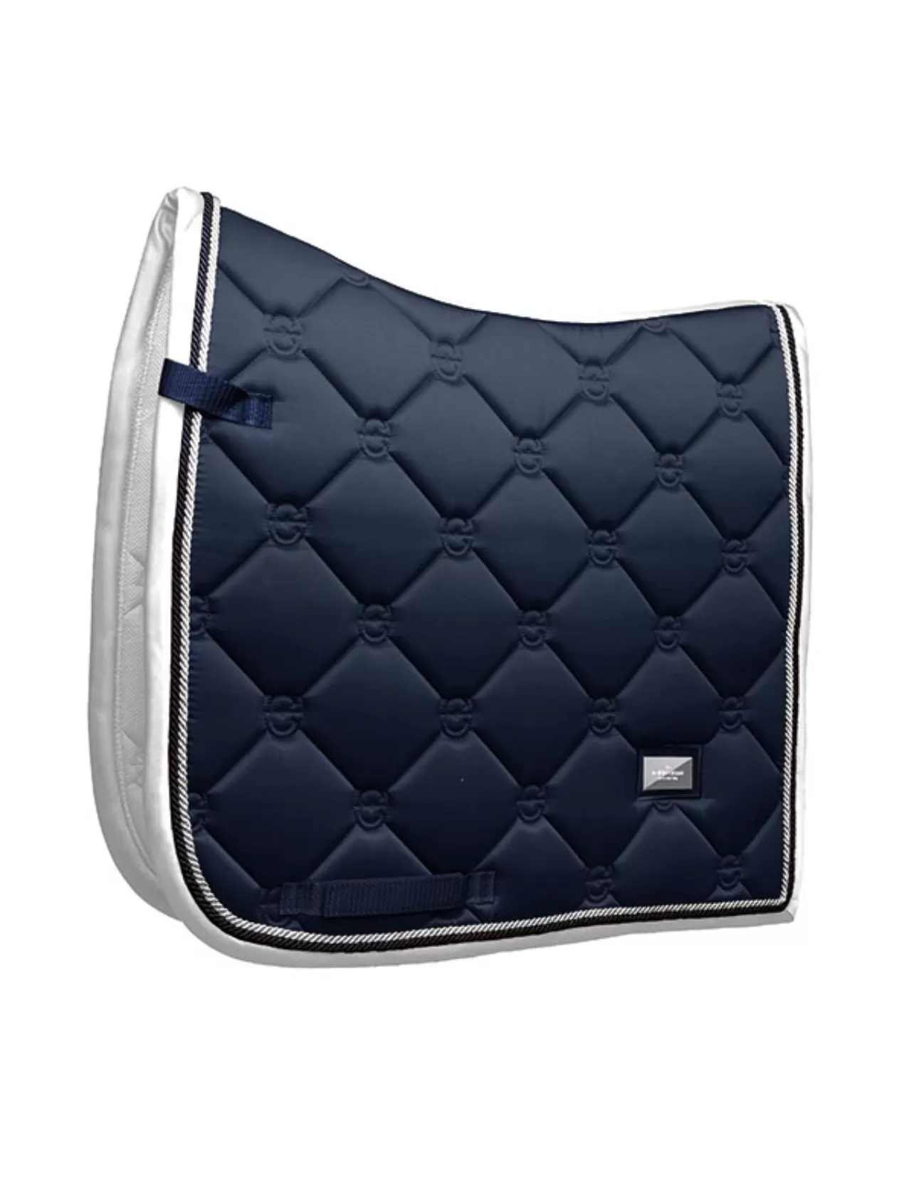 EQUESTRIAN STOCKHOLM MIDNIGHT WHITE EDGE DRESSAGE PAD