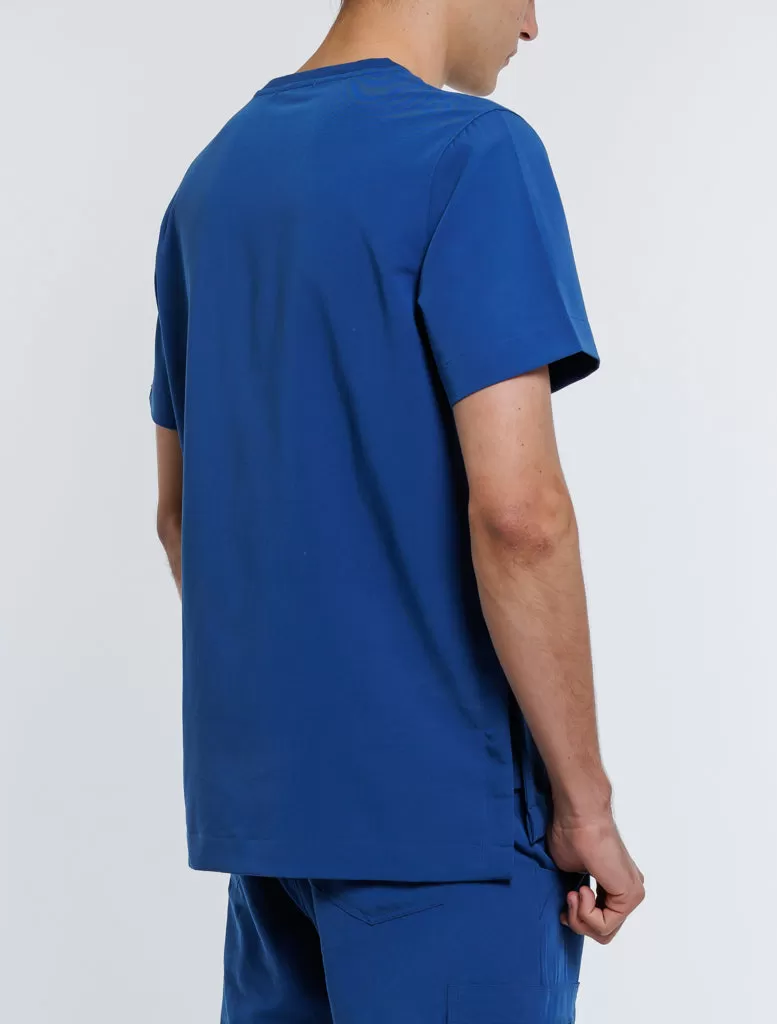 Essential Crewneck Scrub Top - Royal Blue