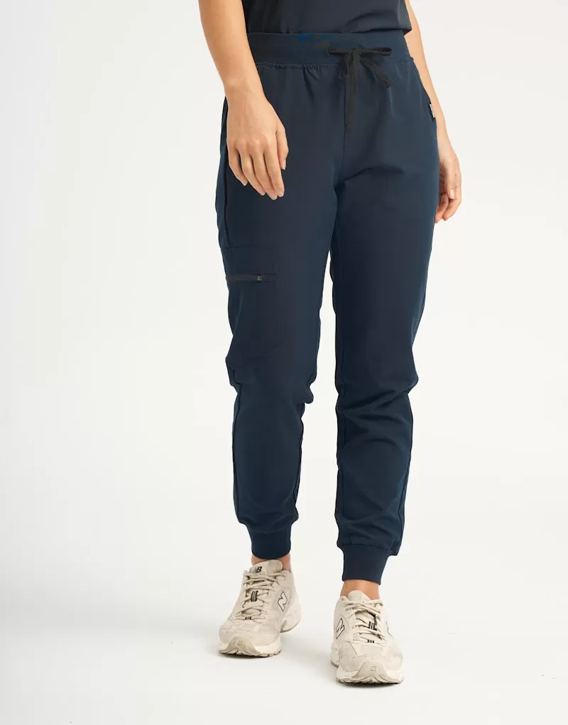 Essential Jogger Scrub Pants - Midnight Navy