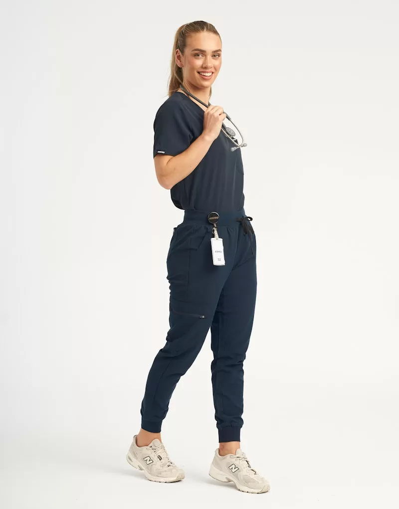 Essential Jogger Scrub Pants - Midnight Navy