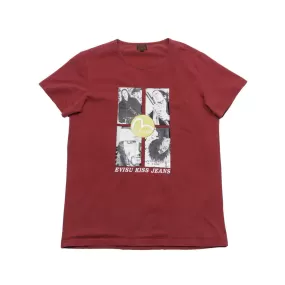 Evisu Kiss Jeans Anime Graphic T-Shirt