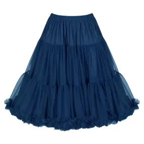 EXTRA VOLUME Navy Blue Net Vintage Rockabilly 50s Petticoat Skirt