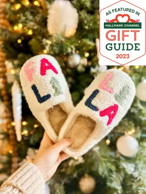 Fa La La Fuzzy Slippers