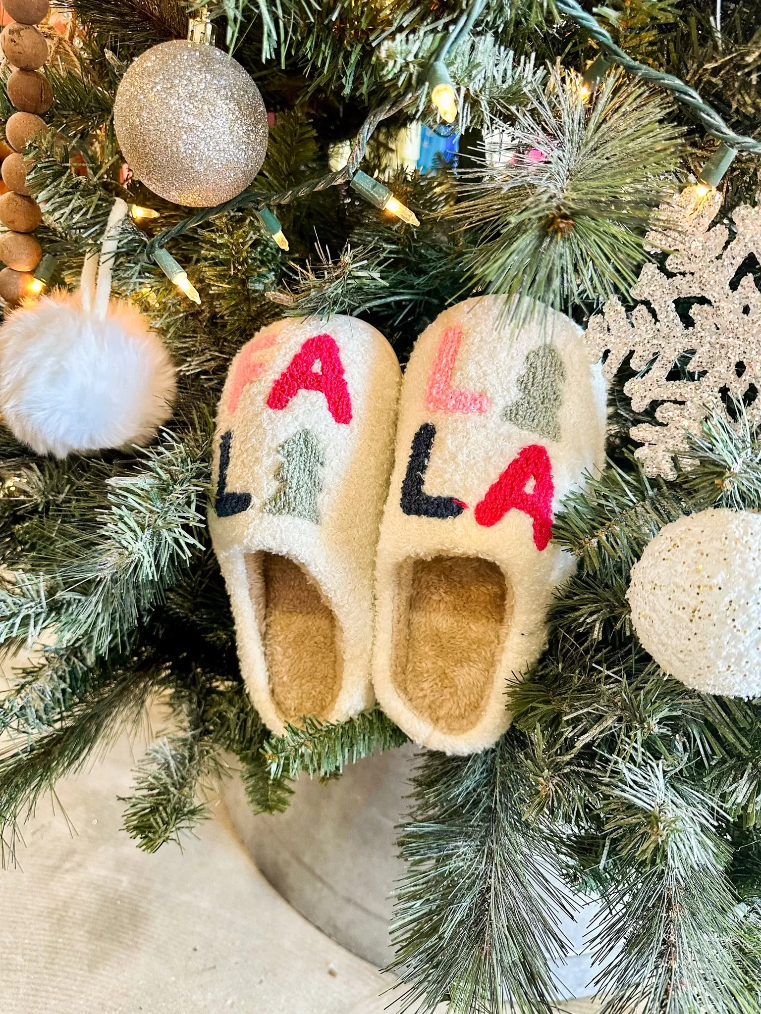 Fa La La Fuzzy Slippers