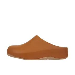 FitFlop Womens Shuv Leather Clog Light Tan