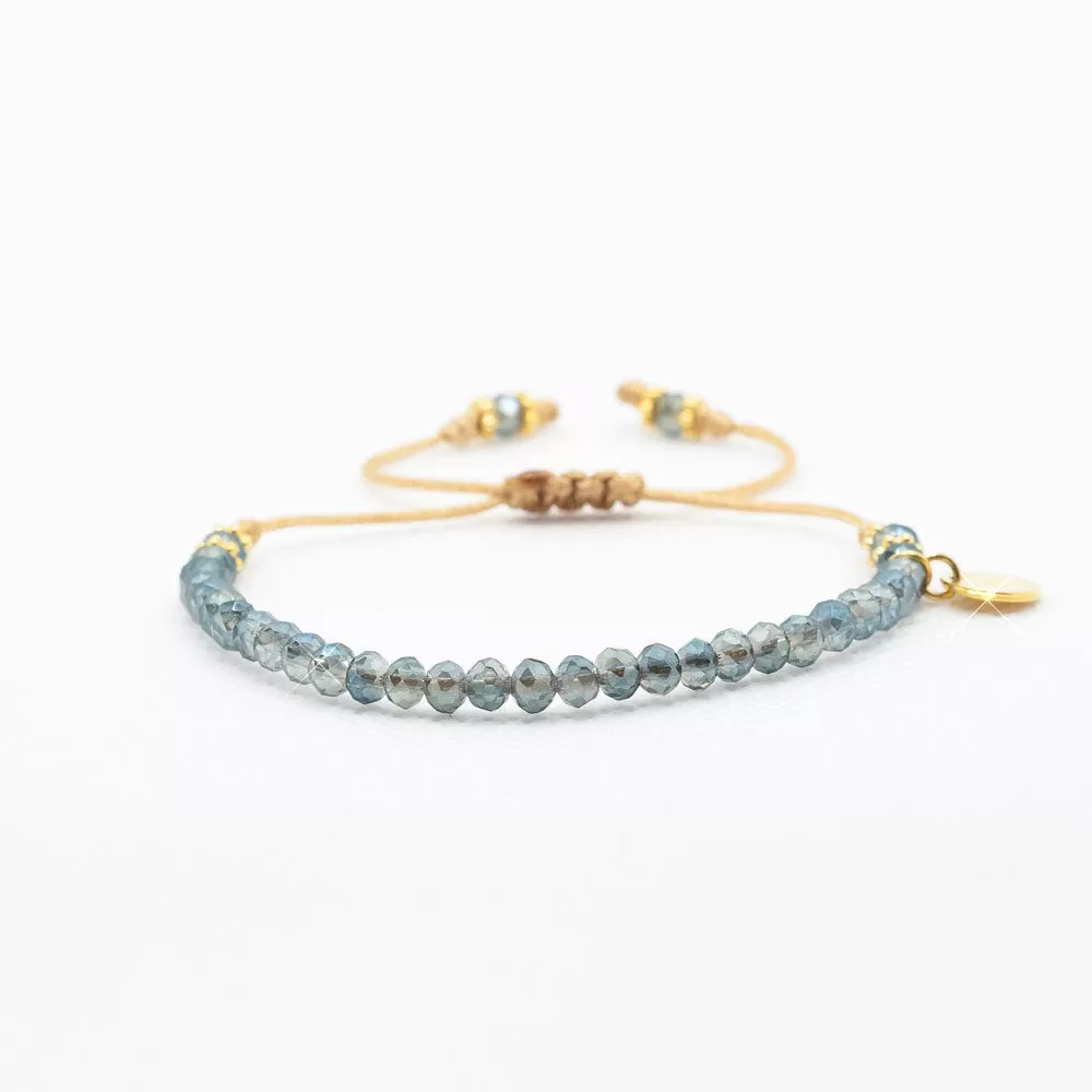 Friendship Crystal Cloudy Gray Bracelet