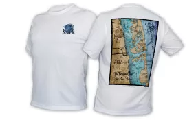 Ft. Pierce, FL /  King Tide Blue Moon SS Chart Shirt