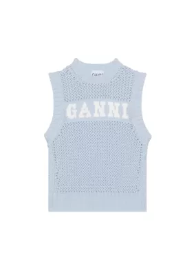 Ganni Cotton Rope Vest K2100