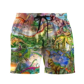 Gearhuman 3D Dinosaur Beach Shorts