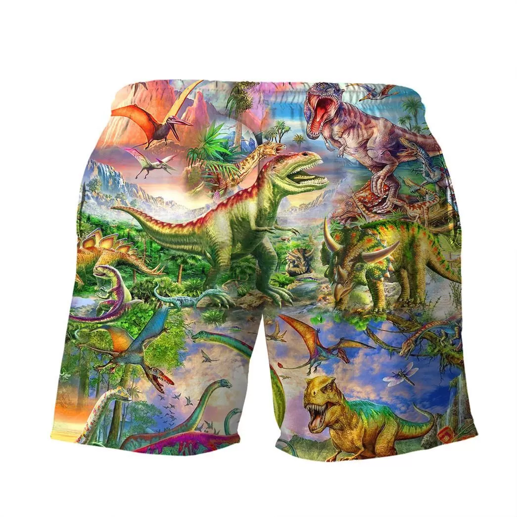 Gearhuman 3D Dinosaur Beach Shorts