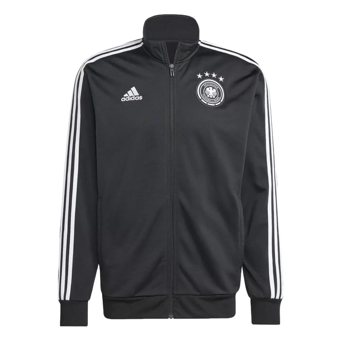 Germany Casual 3S black presentation tracksuit 2024/25 - Adidas