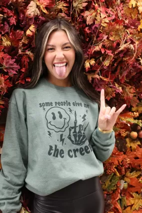 Gives Me The Creeps Graphic Sweatshirt