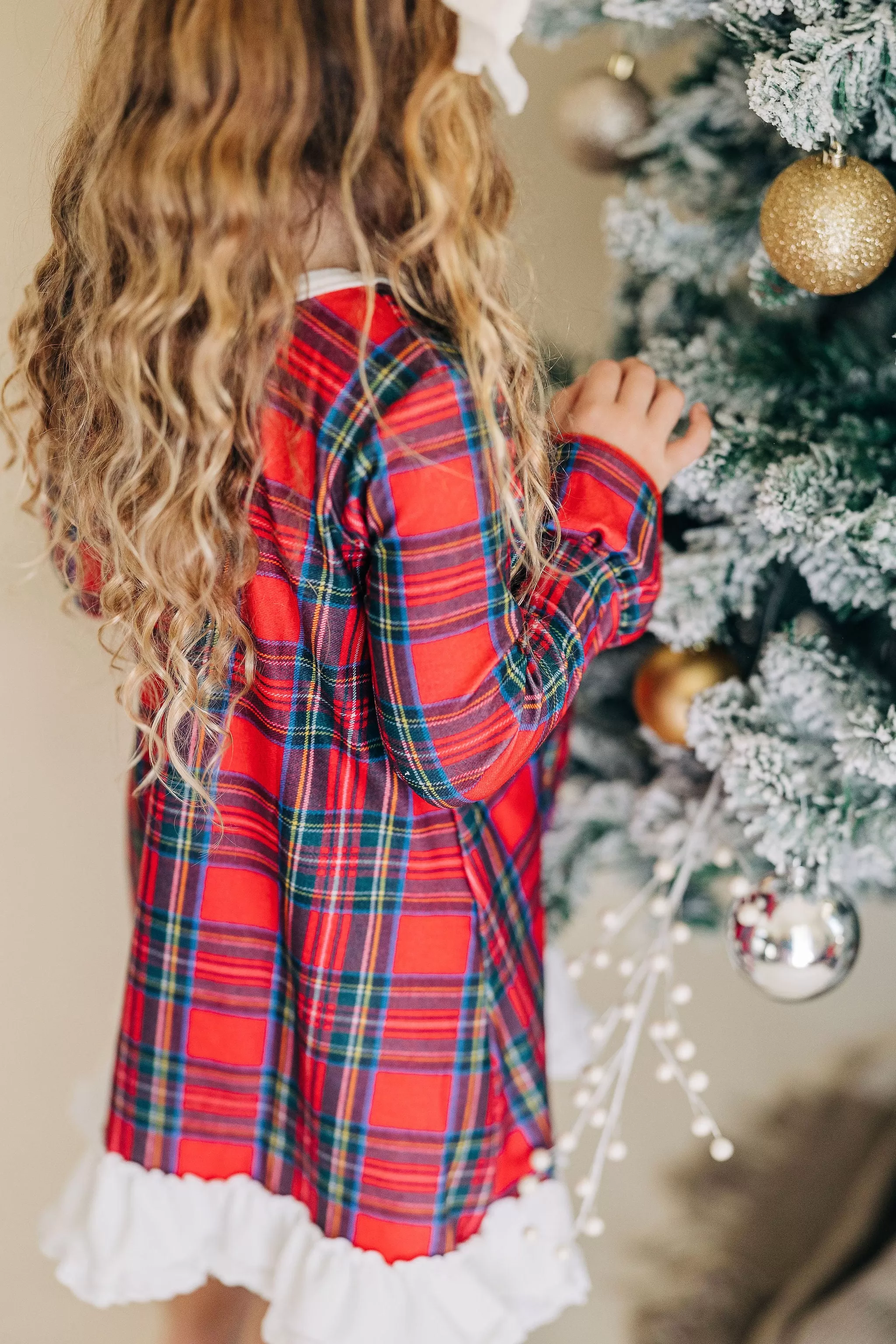 Gown with Bloomers - Tartan Holiday Lounge PREORDER