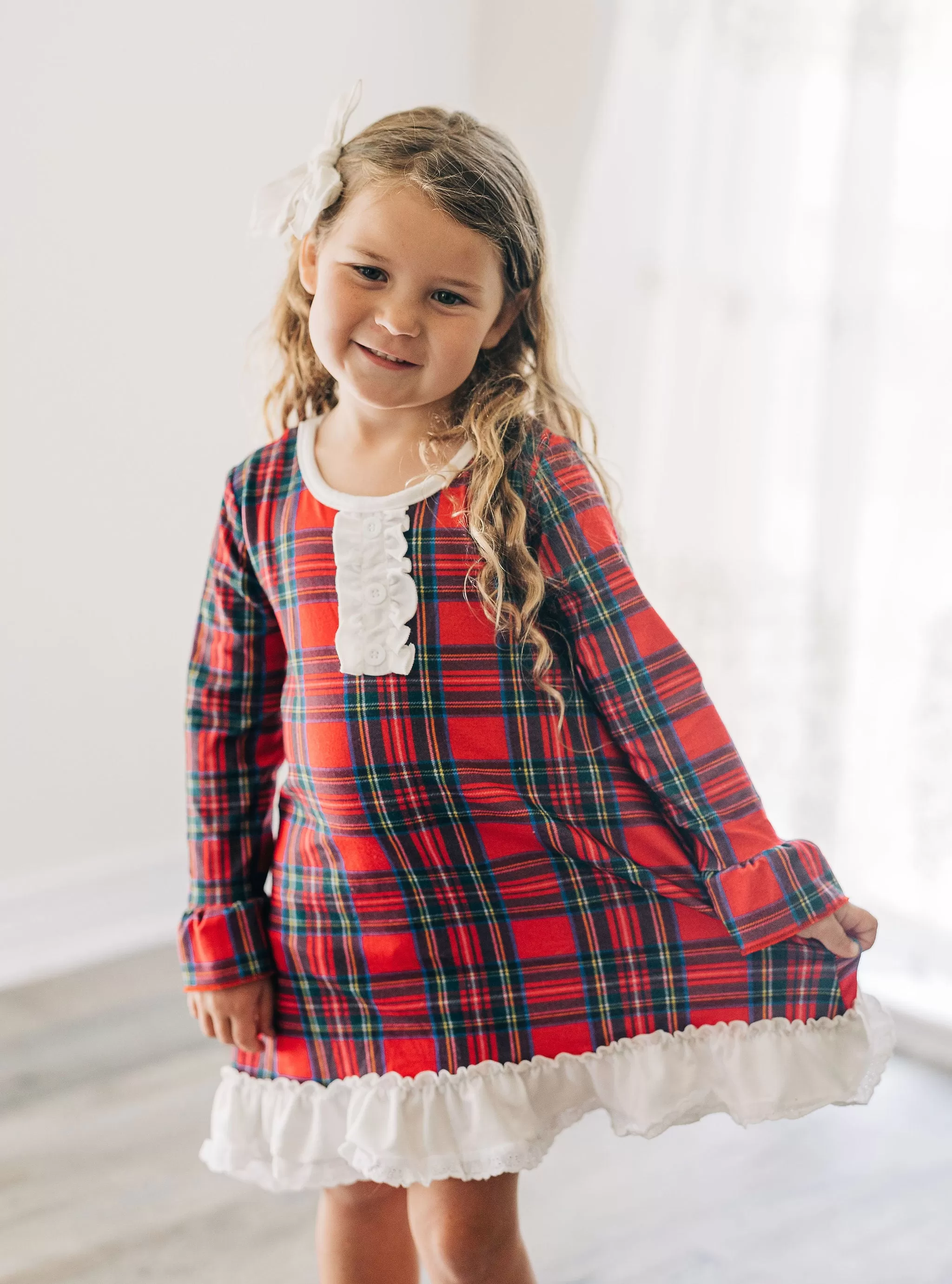 Gown with Bloomers - Tartan Holiday Lounge PREORDER