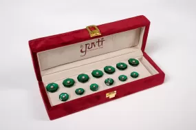 Green Crystal Duke Buttons