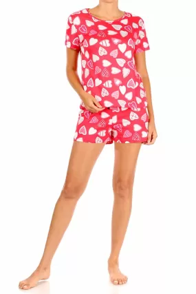 Heart PJ Short Set