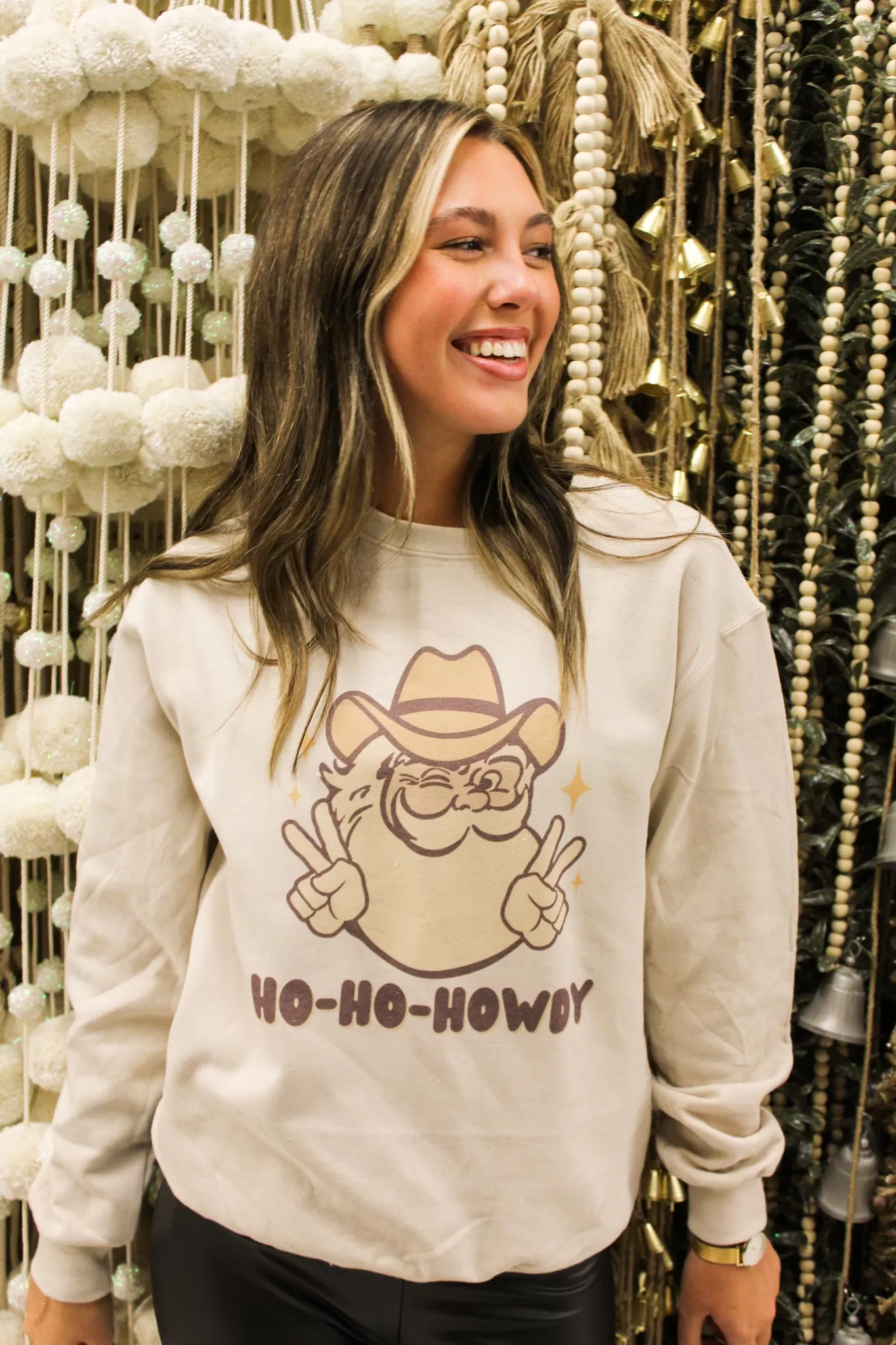 Ho Ho Howdy Graphic Sweatshirt