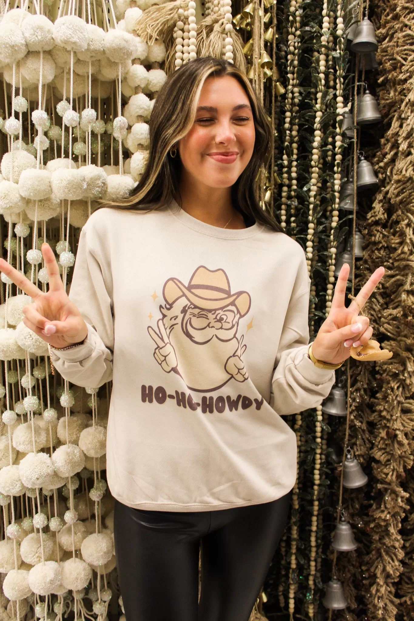 Ho Ho Howdy Graphic Sweatshirt