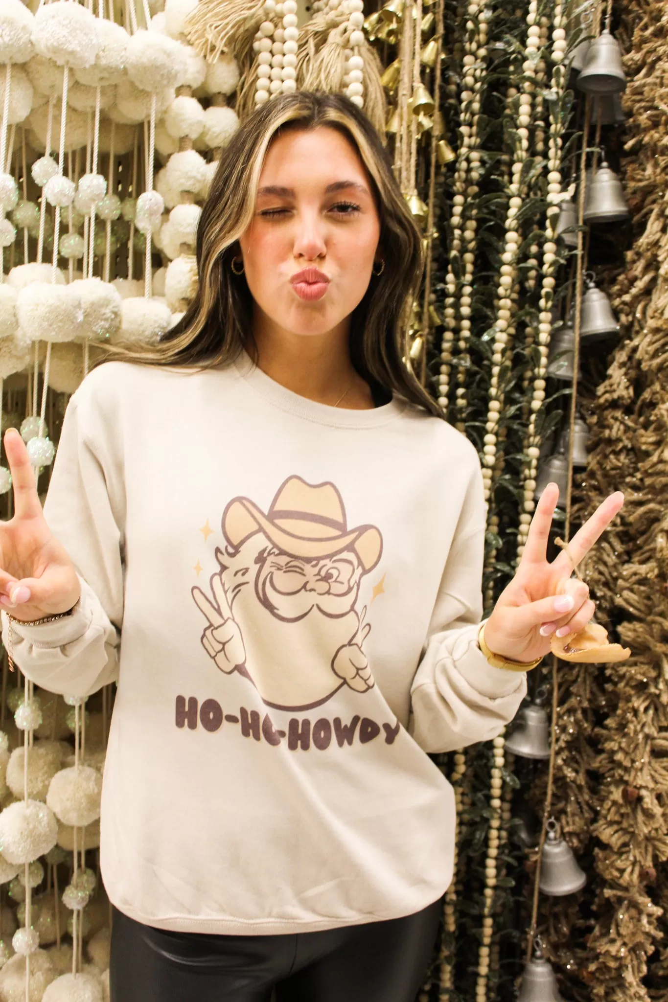 Ho Ho Howdy Graphic Sweatshirt