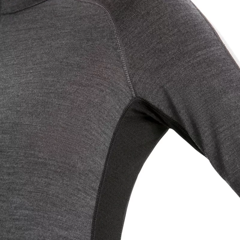 icebreaker Merino Base Layer Women's 260 Zoneknit™ Long Sleeve Half Zip Thermal Top - Jet Heather