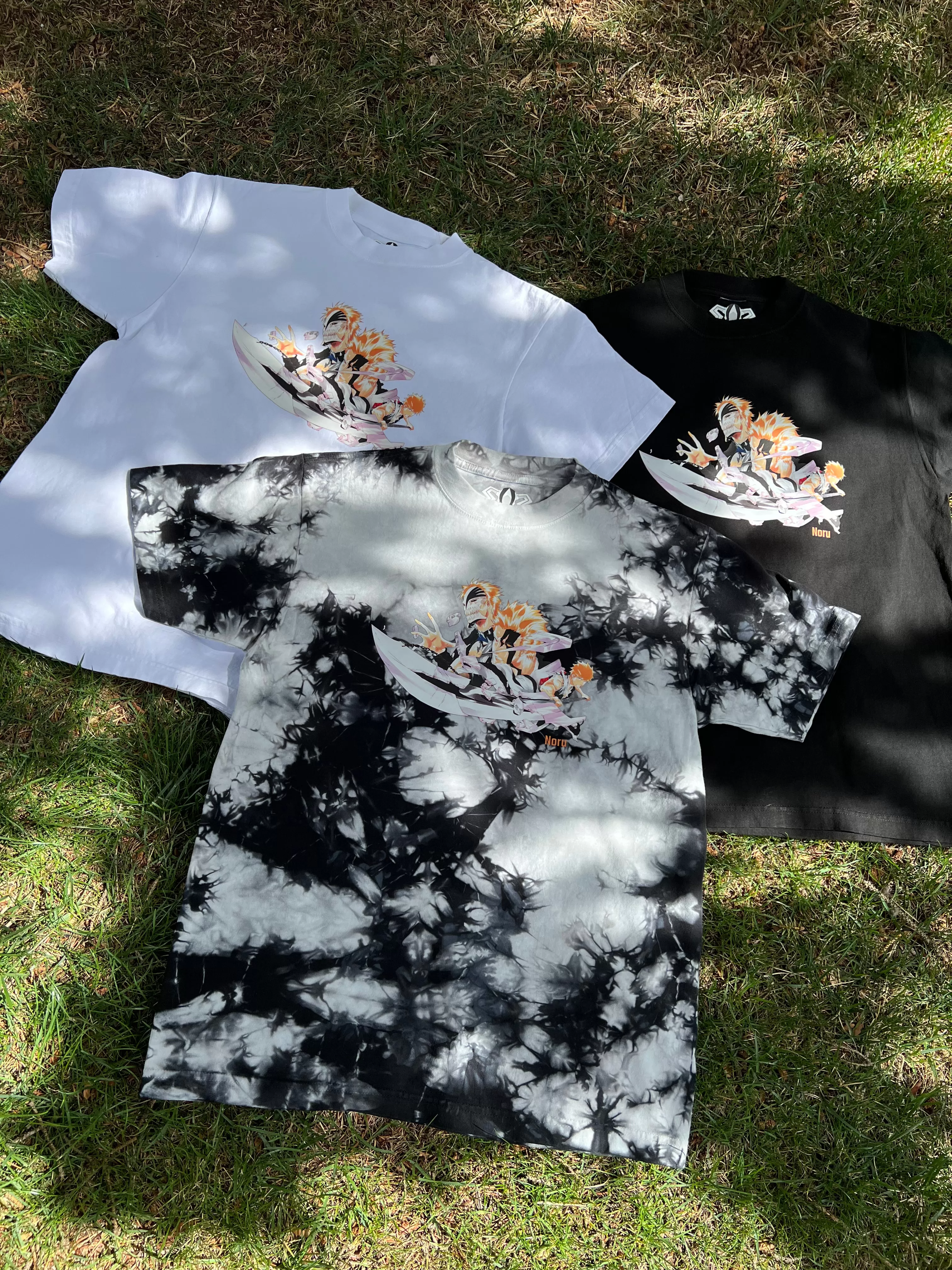 ICHIGO EVOLUTION SHIRT - B&W TIE DYE