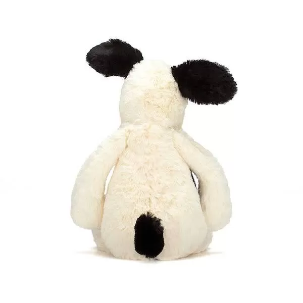 Jellycat Bashful Black   Cream Puppy - Medium