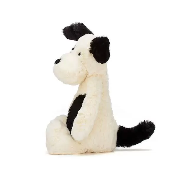 Jellycat Bashful Black   Cream Puppy - Medium