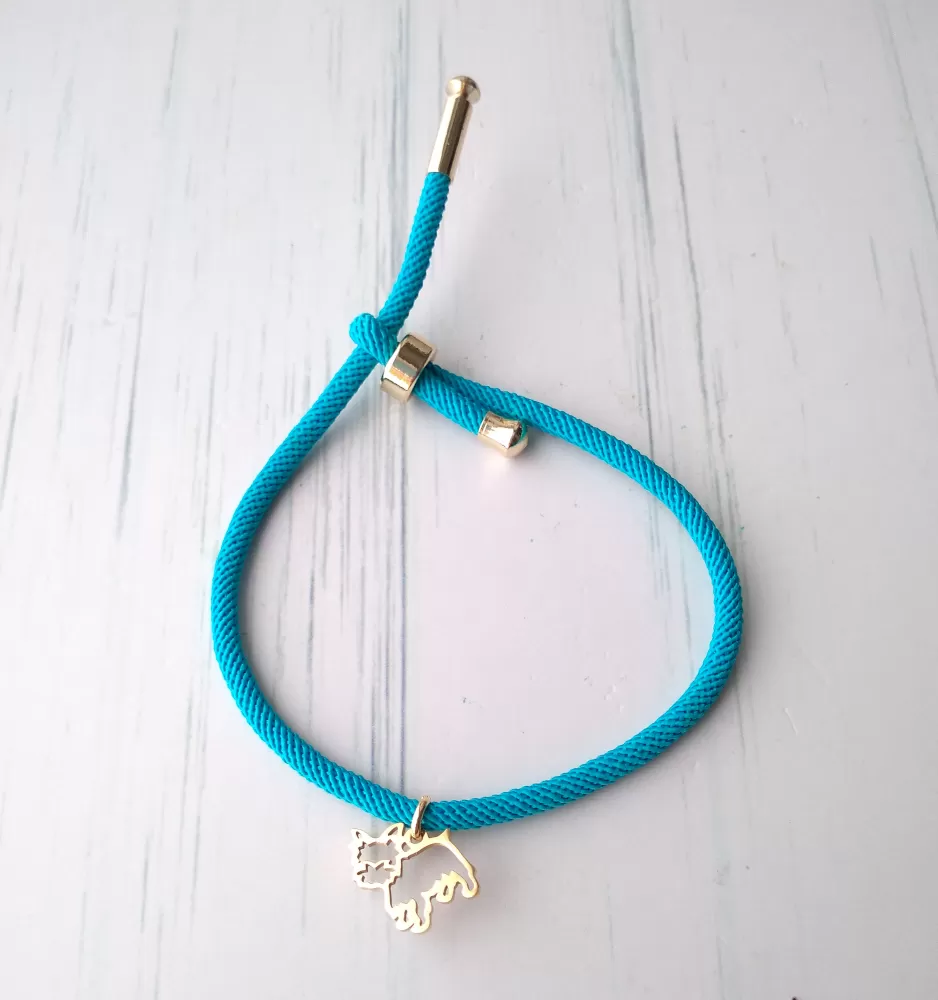 Jenny Terrier Corded Slider Bracelet