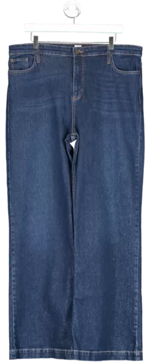 John Lewis Blue Wide Leg Jeans UK 18