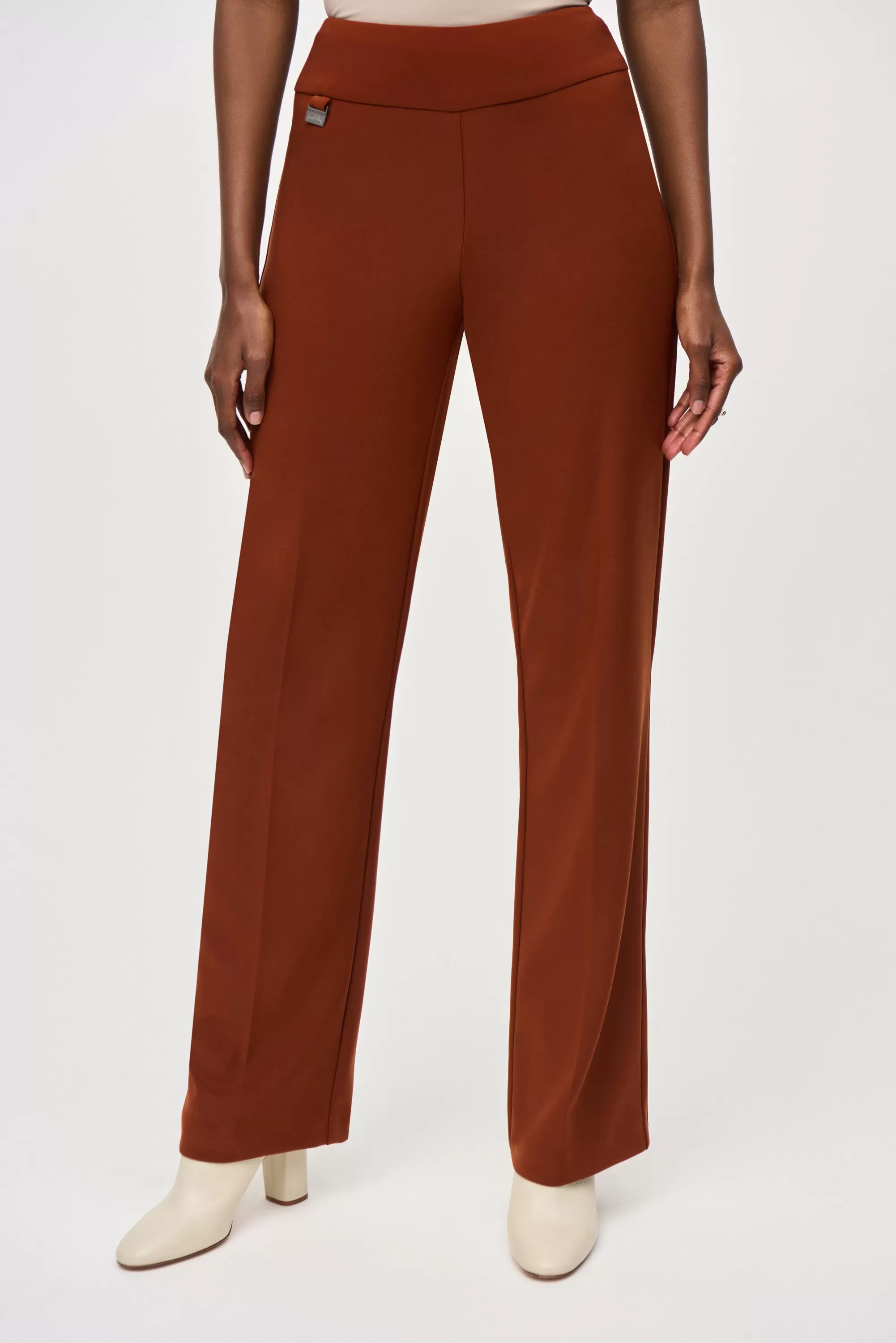 Joseph Ribkoff Wide Leg Pull-On Pants 233277 - Cinnamon