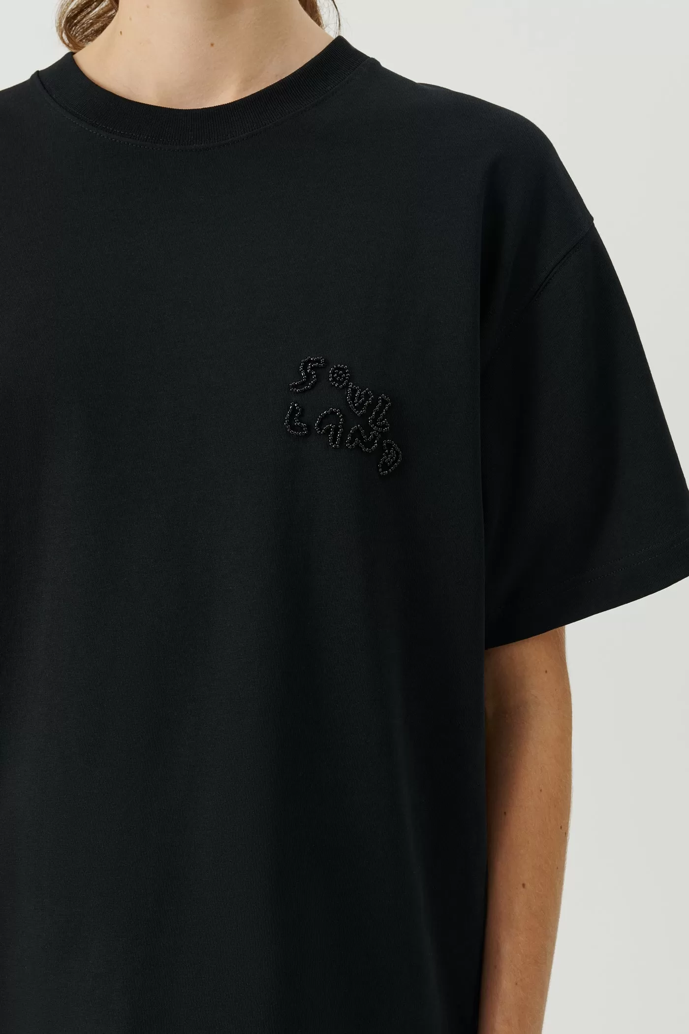 Kai Beaded Logo T-shirt