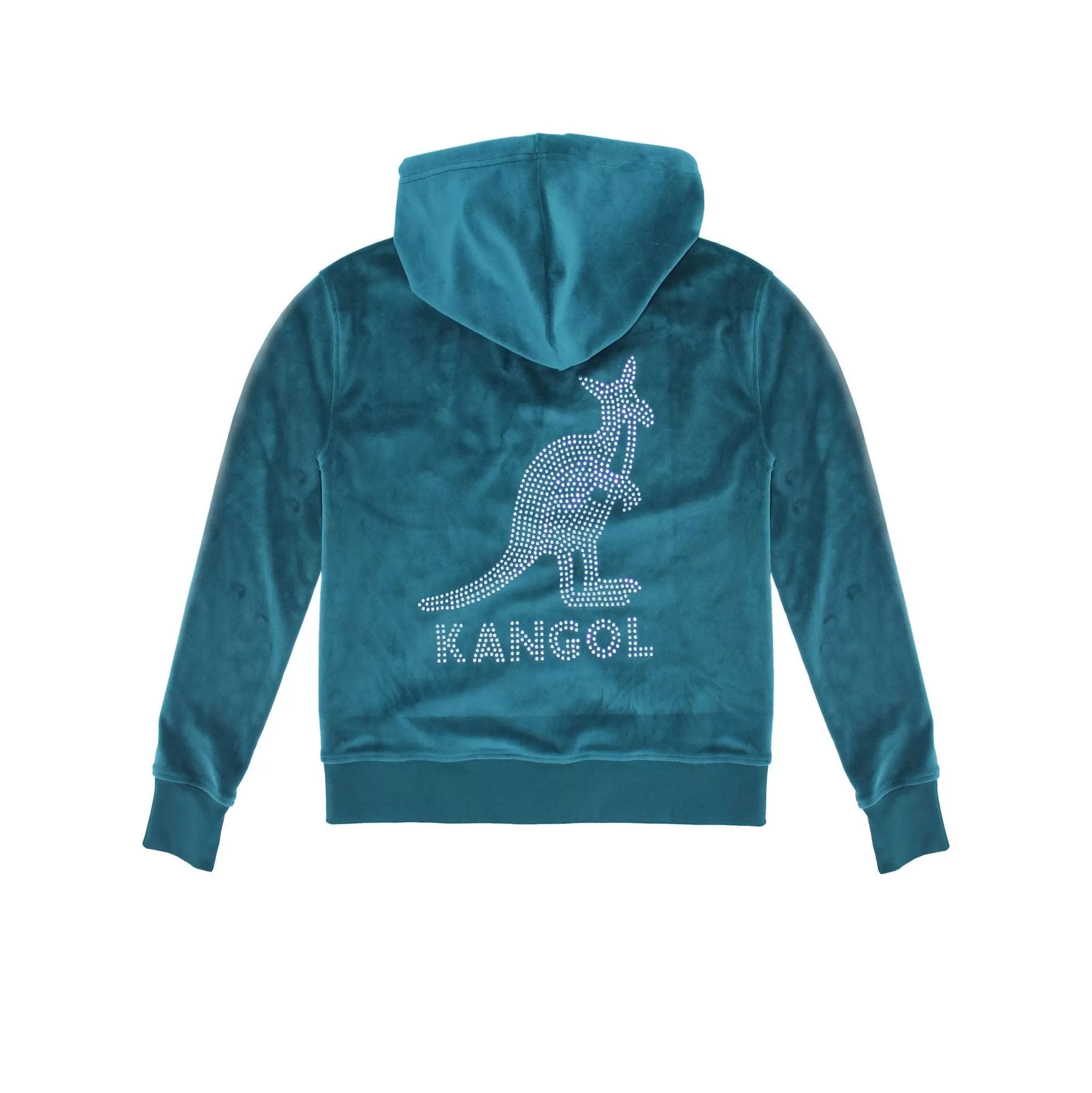 Kangol Velour Crystal Zip Hoodie