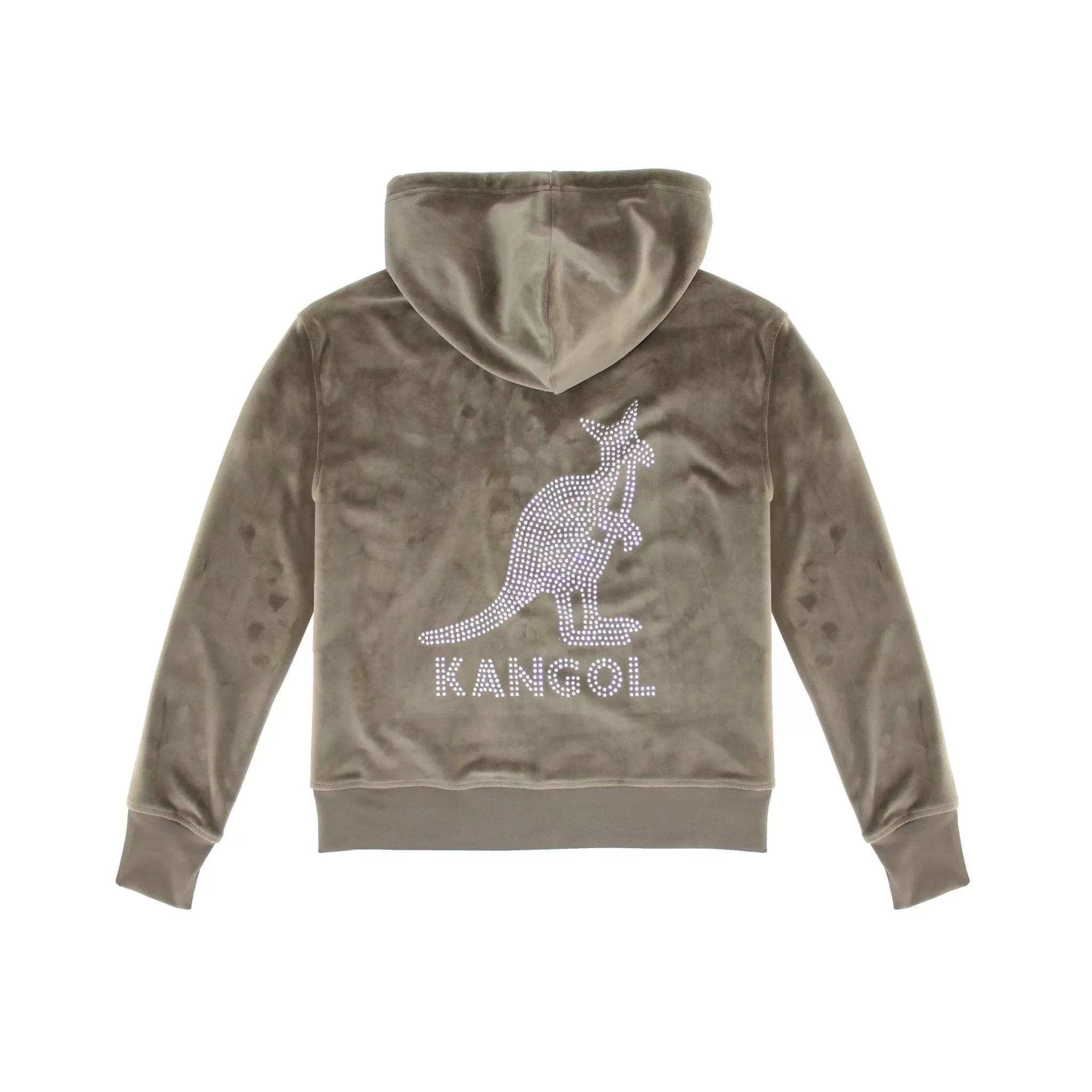 Kangol Velour Crystal Zip Hoodie