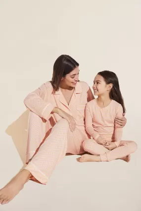 Kids Printed TENCEL™ Modal Unisex Long PJ Set